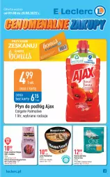 Gazetka promocyjna E Leclerc - Gazetka - ważna od 20.08 do 20.08.2022 - strona 1 - produkty: Pur, Palmolive, Ajax, Purina, Kawa mielona, Kawa, Lody, Colgate, LG