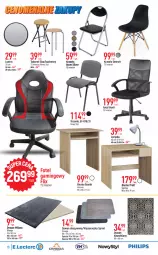 Gazetka promocyjna E Leclerc - Gazetka - ważna od 20.08 do 20.08.2022 - strona 16 - produkty: Wycieraczka, Philips, Biurko, Taboret, Krzesło, Fotel, Lustro, Dywan