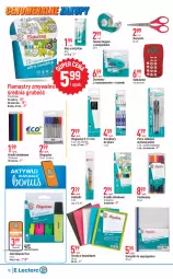 Gazetka promocyjna E Leclerc - Gazetka - ważna od 20.08 do 20.08.2022 - strona 18 - produkty: Noż, Nożyczki, Długopis, Flamastry, Kosz, Klej, Koszulka