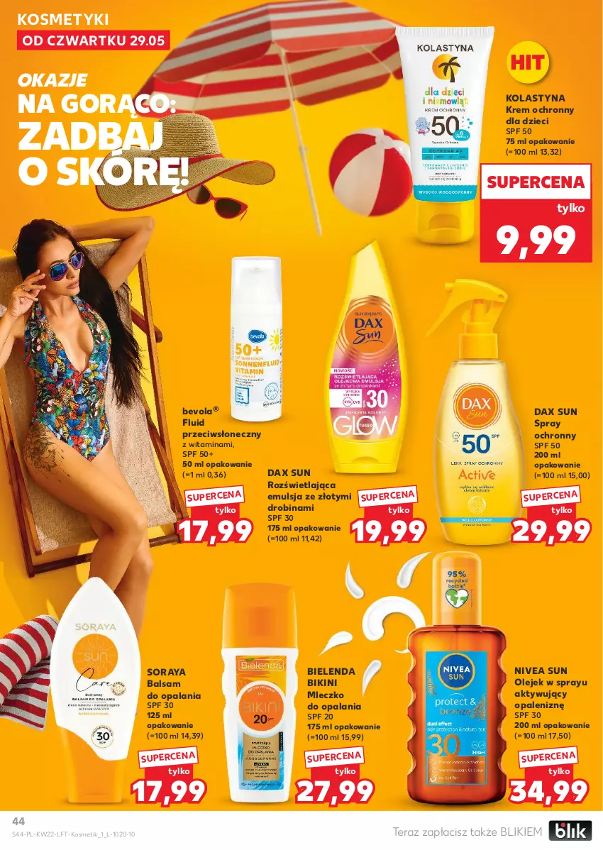 Gazetka promocyjna Kaufland - Gazetka tygodnia - ważna 29.05 do 04.06.2025 - strona 44 - produkty: Bielenda, Bikini, DAX, Dzieci, Emulsja, Mleczko, Nivea, Olej, Tera