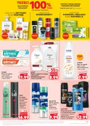 Gazetka promocyjna Kaufland - Gazetka tygodnia - Gazetka - ważna od 04.06 do 04.06.2025 - strona 45 - produkty: Płyn do kąpieli, Mydło w płynie, Naturell, Pantene, Dezodorant, Pasta do zębów, Taft, Dove, Podpaski, Gillette, Axe Men, Mydło, Elmex, Wkładki, Waga, Luksja, Naturella
