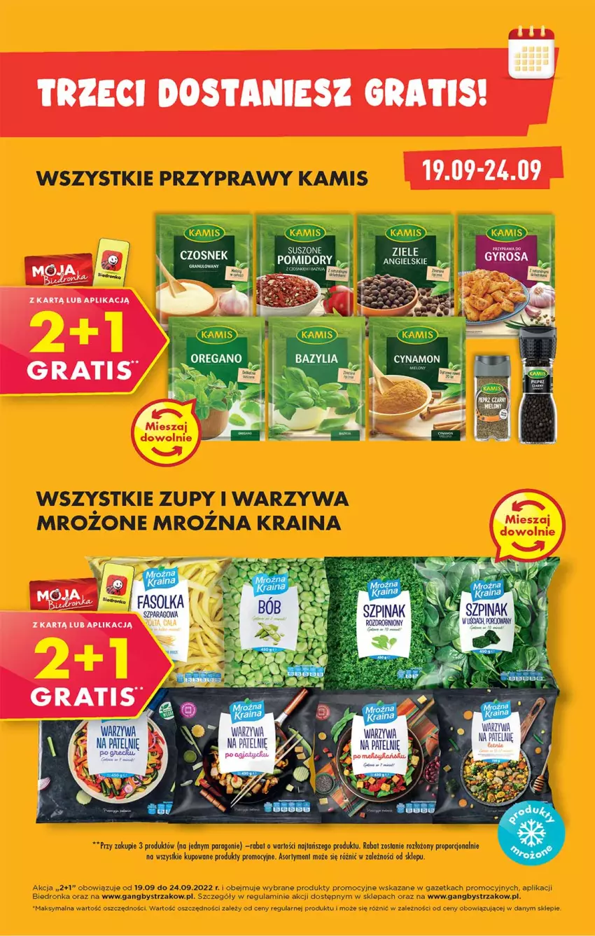 Gazetka promocyjna Biedronka - W tym tygodniu P - ważna 19.09 do 24.09.2022 - strona 27 - produkty: Fa, Gra, Gyros, Szpinak, Warzywa, Ziele angielskie