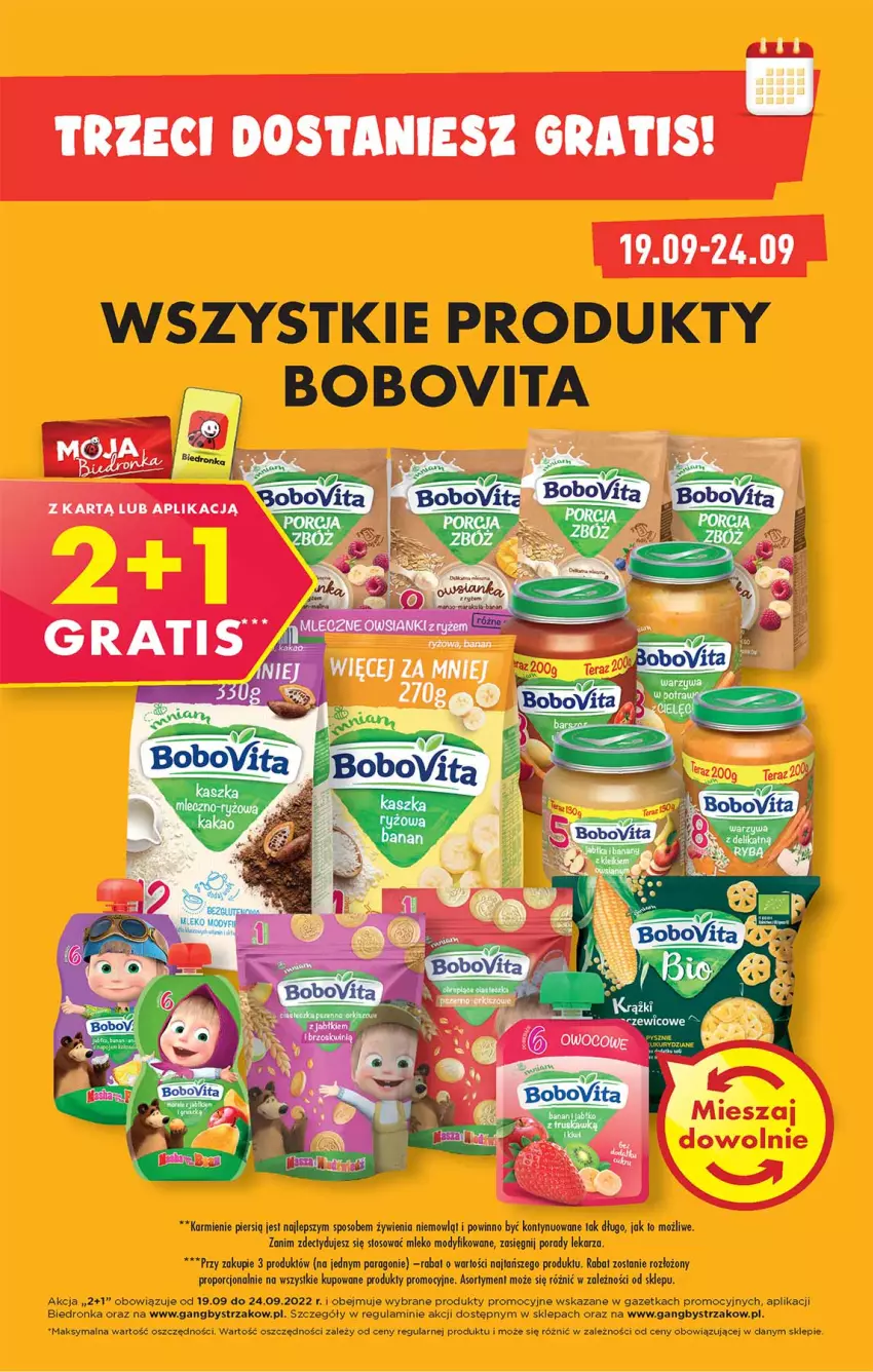 Gazetka promocyjna Biedronka - W tym tygodniu P - ważna 19.09 do 24.09.2022 - strona 39 - produkty: BoboVita, Gra, Karmi, Mleko, Mleko modyfikowane, Por