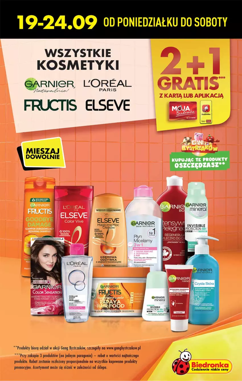 Gazetka promocyjna Biedronka - W tym tygodniu P - ważna 19.09 do 24.09.2022 - strona 5 - produkty: AEG, Elseve, Fructis, Garnier, Gra, Por