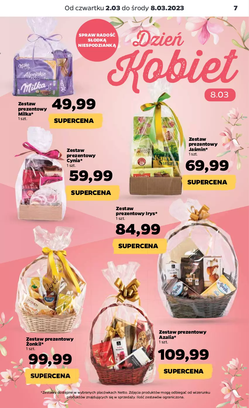 Gazetka promocyjna Netto - Artykuły spożywcze - ważna 02.03 do 08.03.2023 - strona 7 - produkty: Gra, Milka, Zestaw prezentowy