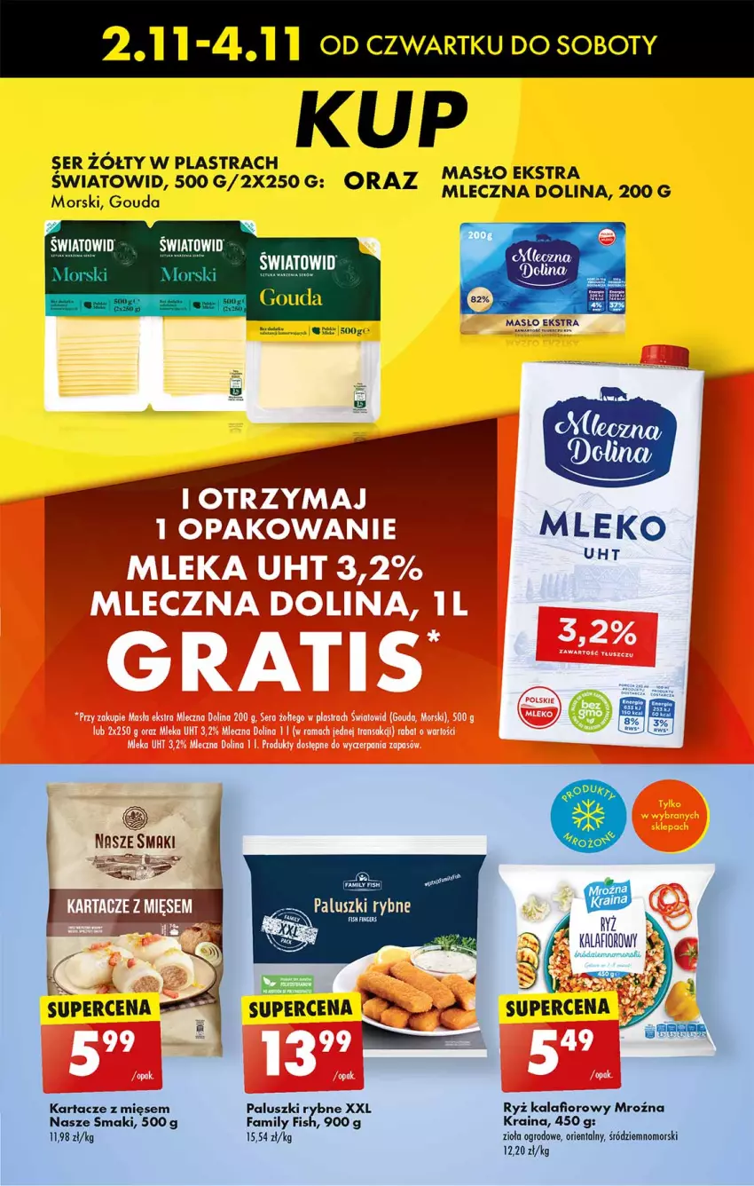 Gazetka promocyjna Biedronka - Od czwartku - ważna 02.11 do 08.11.2023 - strona 33 - produkty: Fa, Gouda, Kalafior, Lanki, Masło, Paluszki rybne, Ryż, Ser