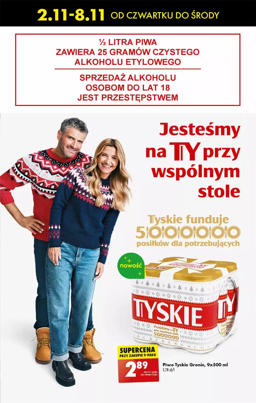 Gazetka promocyjna Biedronka - Od czwartku - ważna 02.11 do 08.11.2023 - strona 53 - produkty: Piwo, Tyskie