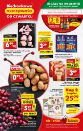 Gazetka promocyjna Biedronka - Od czwartku - Gazetka - ważna od 08.11 do 08.11.2023 - strona 1 - produkty: Kurczak, Ser, Por, Królewski, Parówki, Majtki, Ziemniaki, Dada, Pieluchomajtki, Wino, Olej, Berlinki, Podudzie z kurczaka, Fa