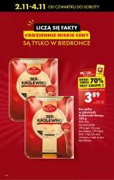 Gazetka promocyjna Biedronka - Od czwartku - Gazetka - ważna od 08.11 do 08.11.2023 - strona 8 - produkty: Ser, Królewski