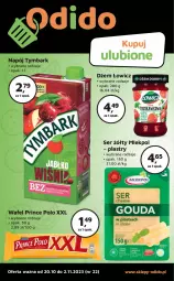 Gazetka promocyjna Odido - Gazetka - Gazetka - ważna od 02.11 do 02.11.2023 - strona 1 - produkty: Ser, Prince Polo, Dżem, Tymbark, Napój