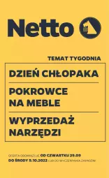 Gazetka promocyjna Netto - Akcesoria i dodatki - Gazetka - ważna od 05.10 do 05.10.2022 - strona 1 - produkty: Meble