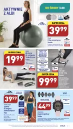 Gazetka promocyjna Aldi - Zaplanuj zakupy wcześniej - Gazetka - ważna od 06.08 do 06.08.2022 - strona 7 - produkty: Zegarek, Top, Por, Rama, Sport, Zegar, Krokomierz, Ekspander, Bateria, Spodnie, LG