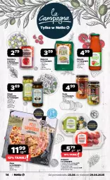 Gazetka promocyjna Netto - Od Poniedziałku - Gazetka - ważna od 29.06 do 29.06.2025 - strona 14 - produkty: Makaron, Oliwki, Pesto, Penne, Pizza, Spaghetti, Suszone pomidory, Pomidory, Fa