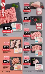 Gazetka promocyjna Netto - Od Poniedziałku - Gazetka - ważna od 29.06 do 29.06.2025 - strona 8 - produkty: Kurczak, Mięso mielone, Tatar wołowy, Filet z piersi indyka, Schab wieprzowy, Skrzydełka z kurczaka, Mięso na gulasz, Mięso