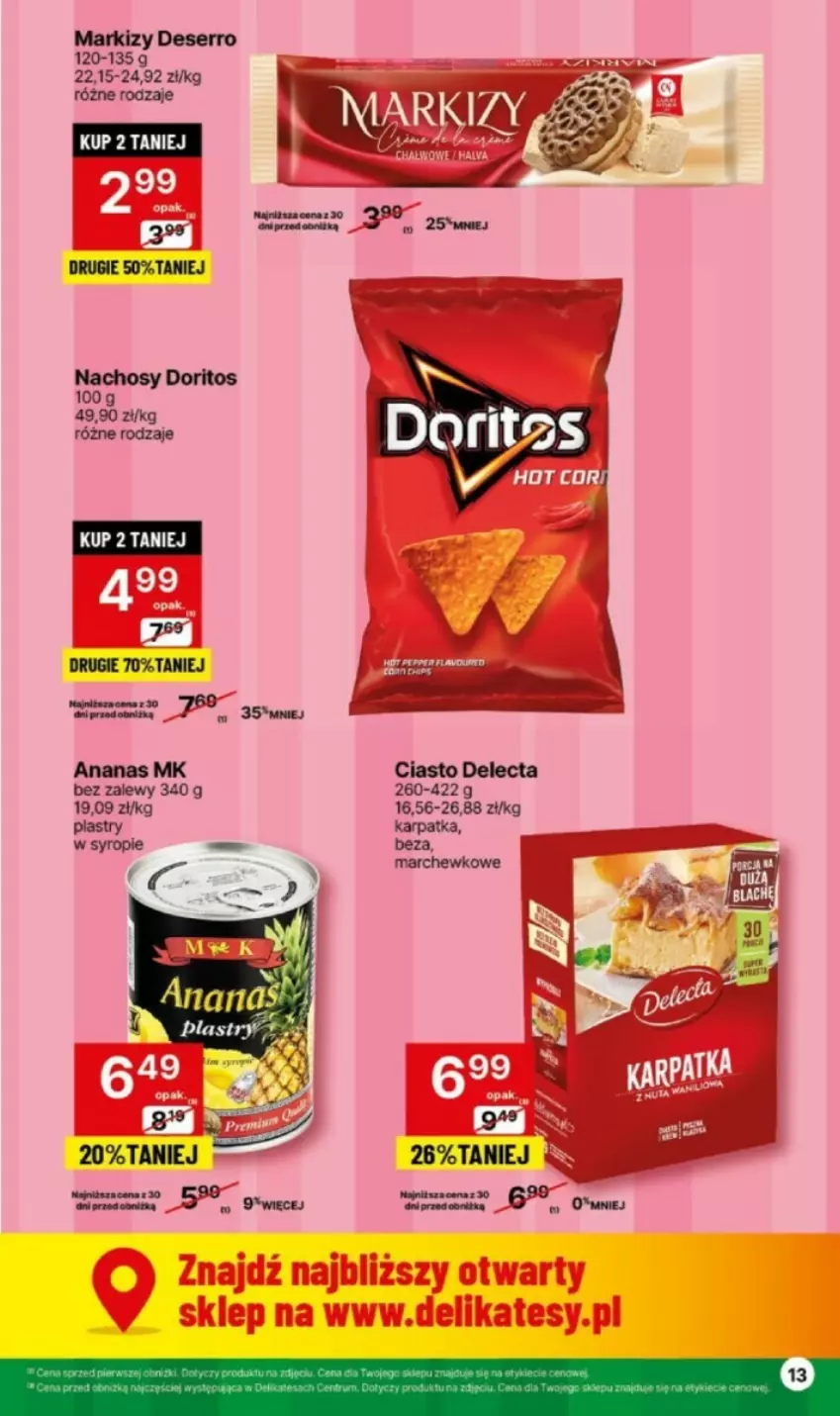 Gazetka promocyjna Delikatesy Centrum - ważna 22.01 do 24.01.2024 - strona 5 - produkty: Ananas, Delecta, Deser, JBL, Karp, Ser, Syrop