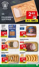 Gazetka promocyjna Delikatesy Centrum - Gazetka - ważna od 24.01 do 24.01.2024 - strona 17 - produkty: Kurczak, Polędwica, Parówki, Szynka, Kiełbasa, Berlinki, Kiełbasa śląska