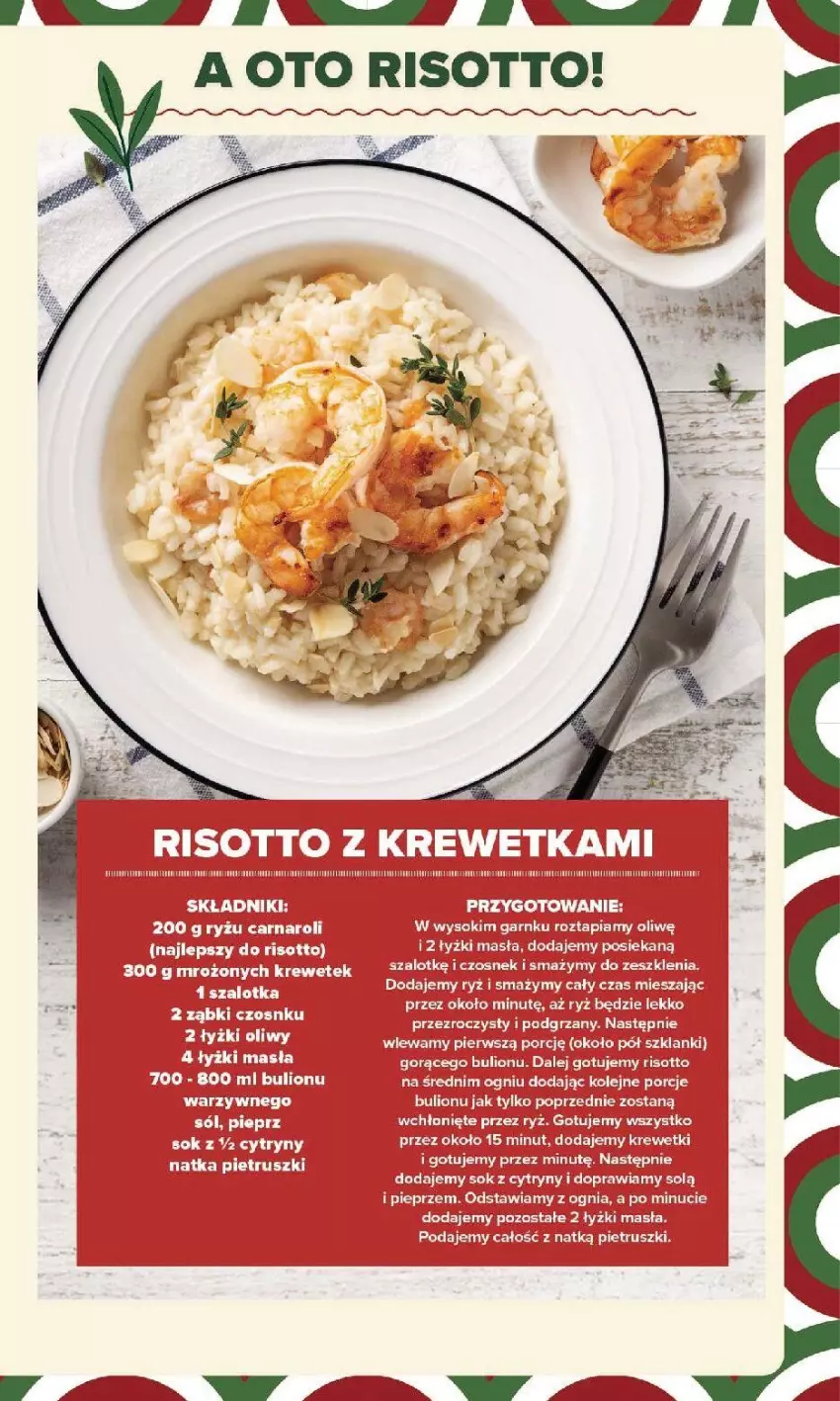 Gazetka promocyjna Carrefour - Gazetka Kuchnia włoska - ważna 12.01 do 25.01.2026 - strona 11 - produkty: Bulion, Cytryny, Czosnek, Krewetki, Lanki, Leon, Lion, Natka pietruszki, Olej, Pieprz, Por, Ryż, Sok, Sól, Szal, Tera, Tran