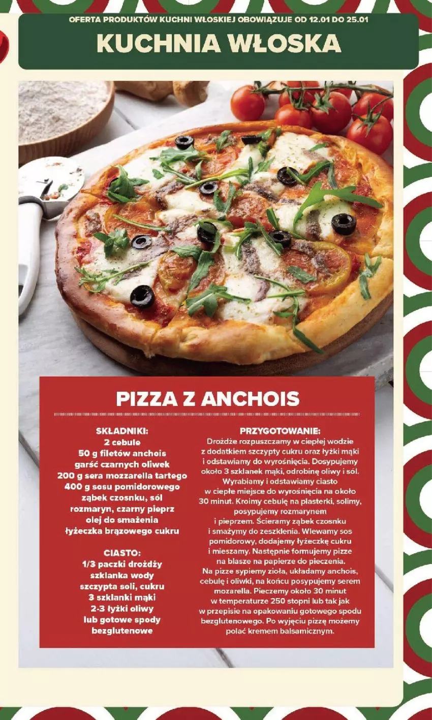 Gazetka promocyjna Carrefour - Gazetka Kuchnia włoska - ważna 12.01 do 25.01.2026 - strona 5 - produkty: Drożdże, Fa, Kuchnia, LG, Mozzarella, Pieprz, Por, Ser, Sól, Sos