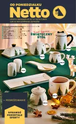Gazetka promocyjna Netto - Od Poniedziałku Przemysłowa - Gazetka - ważna od 08.11 do 08.11.2025 - strona 1 - produkty: Przybory kuchenne, Dzbanek, Cukier, Maselniczka, Stół, Talerz, Kubek