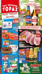 Gazetka promocyjna Topaz - Gazetka - Gazetka - ważna od 18.05 do 18.05.2022 - strona 1 - produkty: Piwo, Top, Sok, Gry, Persil, Coca-Cola, Tyskie, Lody, Schab wieprzowy, Cappy, Waga, Masło, Pomidor malinowy