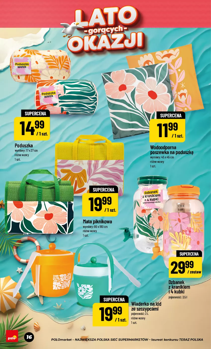Gazetka promocyjna PoloMarket - Katalog NF Lato - ważna 24.06 do 27.08.2026 - strona 16 - produkty: Laur, Poduszka, Por, Poszewka, Tera