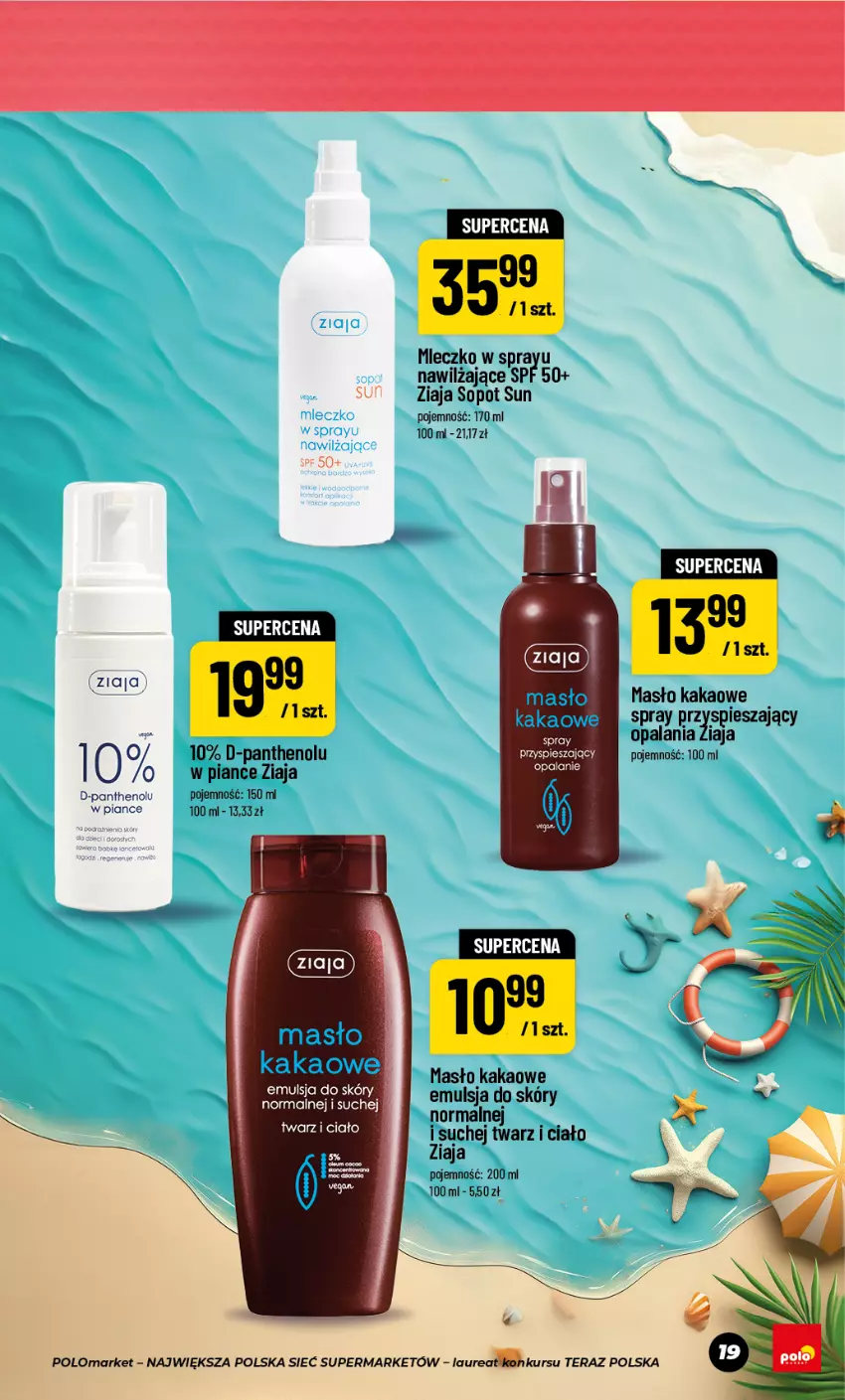 Gazetka promocyjna PoloMarket - Katalog NF Lato - ważna 24.06 do 27.08.2026 - strona 19 - produkty: Emulsja, Kakao, Laur, Masło, Mleczko, Tera, Ziaja