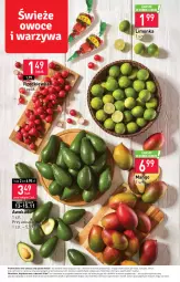 Gazetka promocyjna Stokrotka - Market - Gazetka - ważna od 15.11 do 15.11.2023 - strona 8 - produkty: Warzywa, Limonka, Owoce, Mango, Rzodkiewka, Mięso