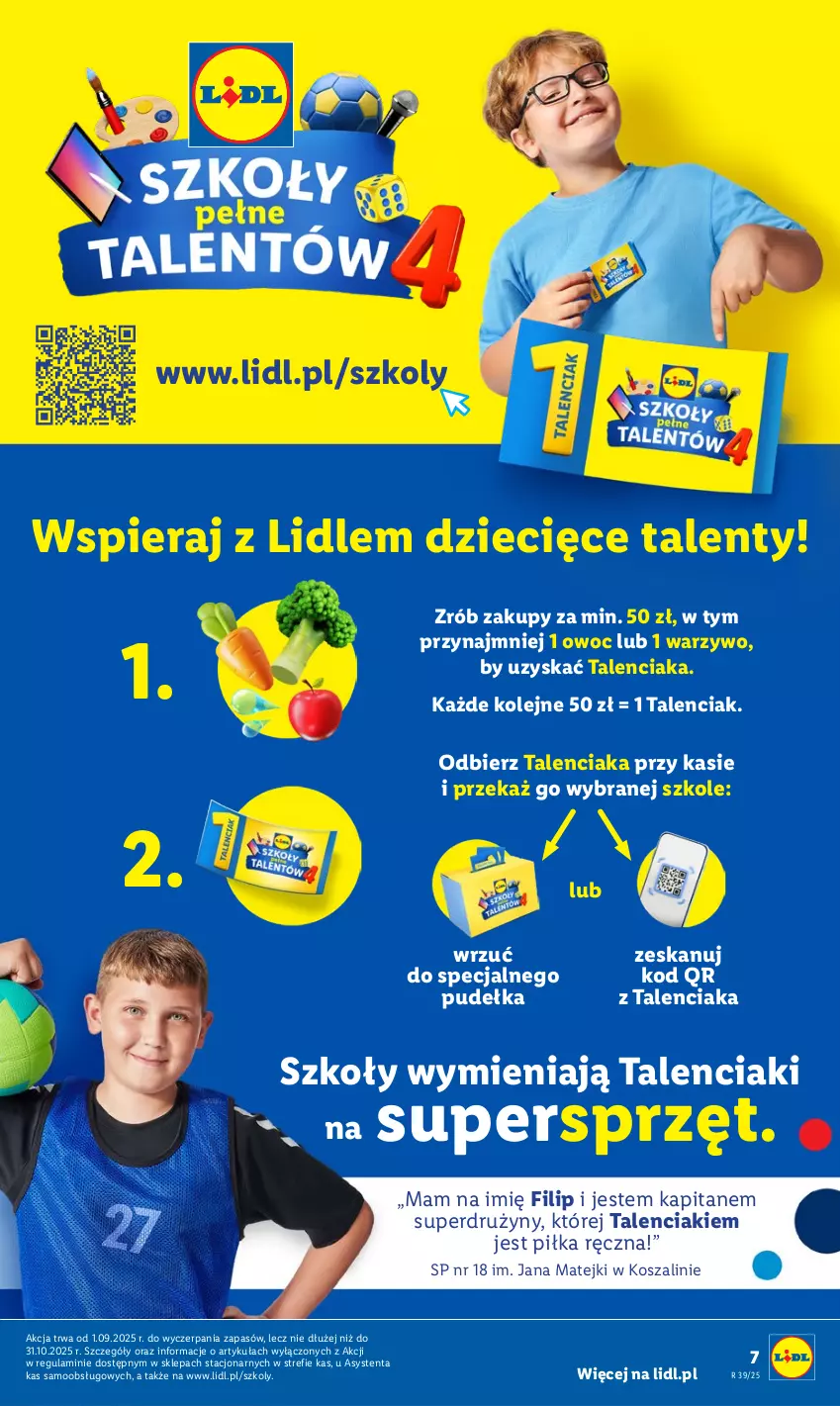Gazetka promocyjna Lidl - GAZETKA - ważna 22.09 do 27.09.2025 - strona 7 - produkty: Dzieci, Kosz, Olej, Szal