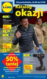 Gazetka promocyjna Lidl - GAZETKA - Gazetka - ważna od 27.09 do 27.09.2025 - strona 1 - produkty: Parkside, Pościel, Akumulatorowa wiertarkowkrętark, Kurtka, Wiertarkowkrętarka, Tarka, Wkręt, Wkrętarka, Meble, Akumulator