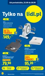 Gazetka promocyjna Lidl - GAZETKA - Gazetka - ważna od 27.09 do 27.09.2025 - strona 22 - produkty: Koc, Poduszka, Poduszka elektryczna