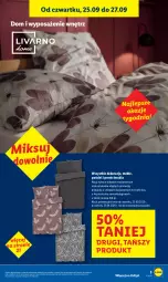 Gazetka promocyjna Lidl - GAZETKA - Gazetka - ważna od 27.09 do 27.09.2025 - strona 3 - produkty: Pościel, Meble