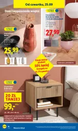Gazetka promocyjna Lidl - GAZETKA - Gazetka - ważna od 27.09 do 27.09.2025 - strona 38 - produkty: Por, Ivar, Stolik nocny, Stolik, Wazon