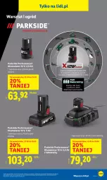 Gazetka promocyjna Lidl - GAZETKA - Gazetka - ważna od 27.09 do 27.09.2025 - strona 47 - produkty: Parkside, Ser, Warka, Ogród, Akumulator
