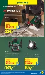 Gazetka promocyjna Lidl - GAZETKA - Gazetka - ważna od 27.09 do 27.09.2025 - strona 5 - produkty: Parkside, Wiertarka, Tarka, Wiertarka udarowa, Młot, Młotowiertarka, Reflektor, Ogród, Akumulator