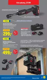 Gazetka promocyjna Lidl - GAZETKA - Gazetka - ważna od 27.09 do 27.09.2025 - strona 51 - produkty: Parkside, Top, Ser, Walizka, Warka, Regał, Monitor, Acana, Obraz, Laser krzyżowy, Akumulator