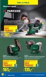 Gazetka promocyjna Lidl - GAZETKA - Gazetka - ważna od 27.09 do 27.09.2025 - strona 6 - produkty: Parkside, Szlifierka, Ogród, Akumulator