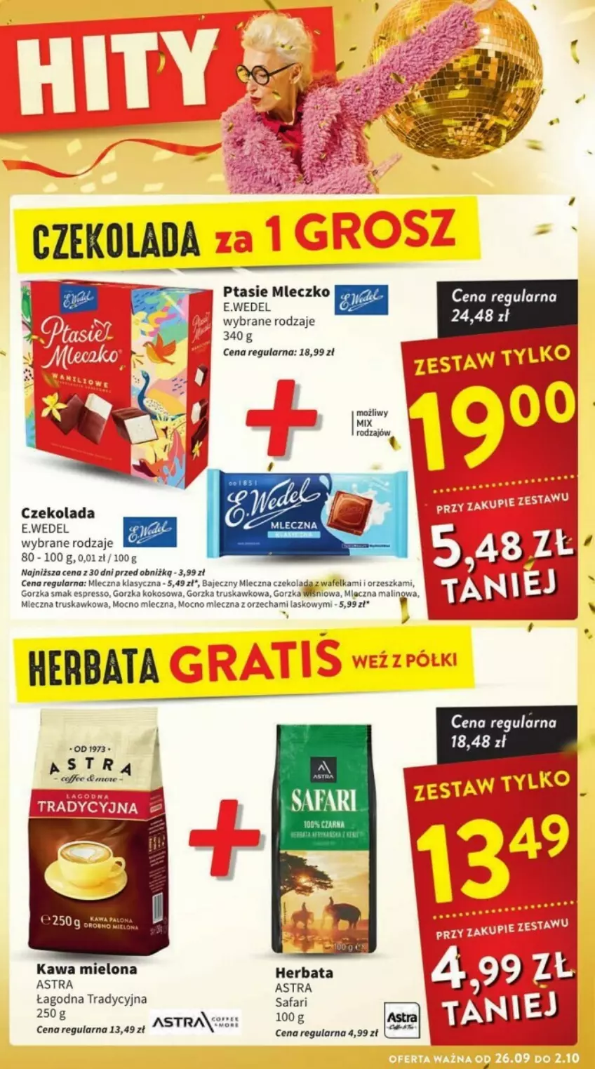 Gazetka promocyjna Intermarche - ważna 26.09 do 02.10.2024 - strona 7 - produkty: Czekolada, Fa, Gra, Herbata, Kawa, Kawa mielona, Mleczko, Ptasie mleczko