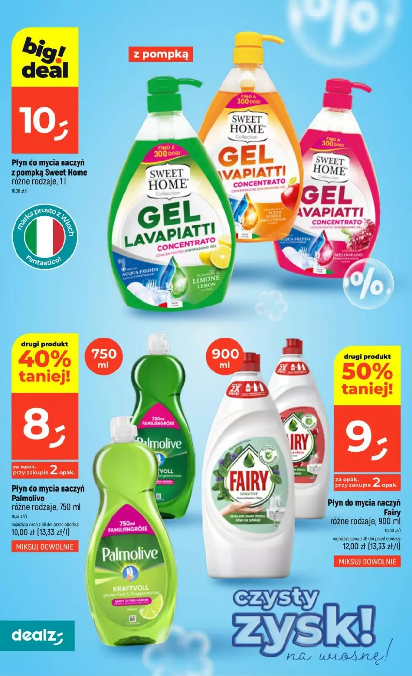 Gazetka promocyjna Dealz - KATALOG CZYSTY ZYSK - ważna 19.03 do 08.04.2026 - strona 6 - produkty: Do mycia naczyń, Fa, Fairy, Palmolive, Płyn do mycia, Płyn do mycia naczyń
