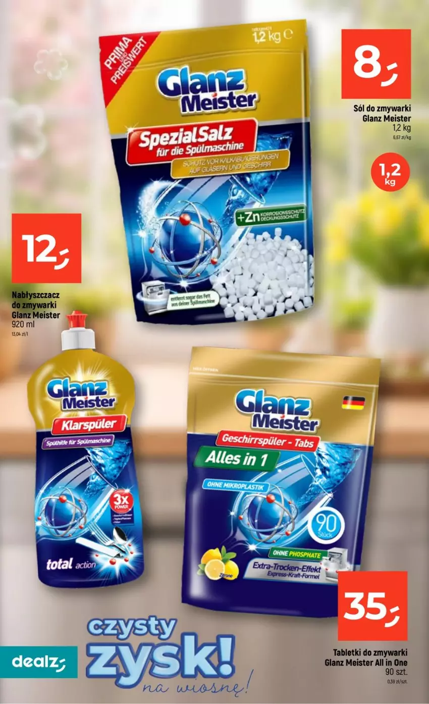 Gazetka promocyjna Dealz - KATALOG CZYSTY ZYSK - ważna 19.03 do 08.04.2026 - strona 8 - produkty: Sól, Tablet, Tabletki do zmywarki, Zmywarki