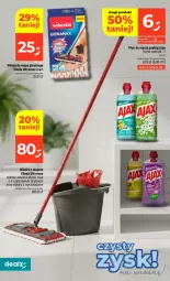 Gazetka promocyjna Dealz - KATALOG CZYSTY ZYSK - Gazetka - ważna od 08.04 do 08.04.2026 - strona 10 - produkty: Mop, Ajax, Płyn do mycia podłóg, Rama, Vileda, Wkład do mopa, Wiadro, Płyn do mycia, Wiadro z wyciskaczem