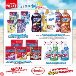 Gazetka promocyjna Topaz - Gazetka - Gazetka - ważna od 05.09 do 05.09.2021 - strona 34 - produkty: Sensual, Bref, Tablet, Cytryny, Clin, Silan, Płyn do płukania, Somat, Zmywarki, Płyn do szyb, Tabletki do zmywarki, Fa
