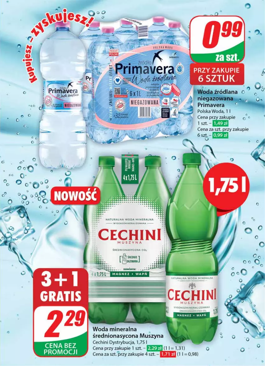 Gazetka promocyjna Dino - Gazetka 37 / 2024 - ważna 11.09 do 17.09.2024 - strona 3 - produkty: Gra, LANA, Mus, Prima, Primavera, Sok, Szyna, Woda, Woda mineralna