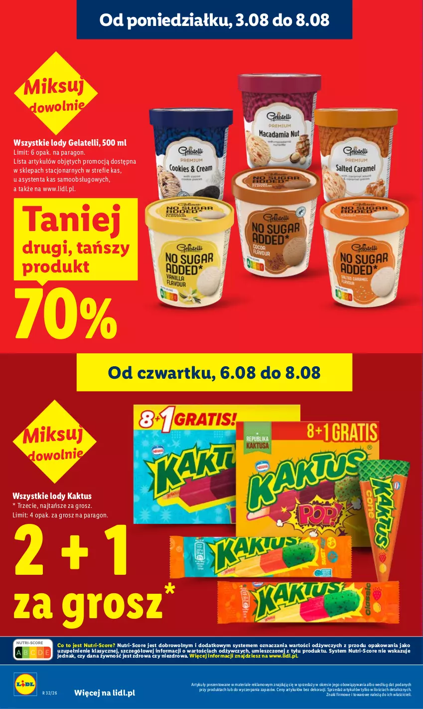 Gazetka promocyjna Lidl - Gazetka ważna od 6.08 do 8.08 - ważna 06.08 do 08.08.2026 - strona 16 - produkty: Kaktus, Lody