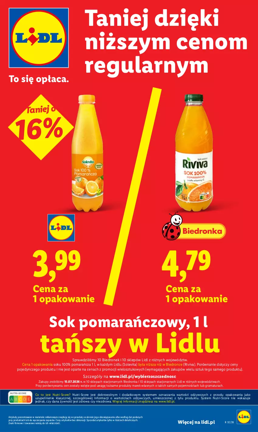 Gazetka promocyjna Lidl - Gazetka ważna od 6.08 do 8.08 - ważna 06.08 do 08.08.2026 - strona 7 - produkty: Gra, Por, Rama, Rower, Sok, Sok pomarańczowy