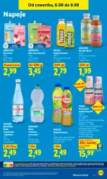 Gazetka promocyjna Lidl - Gazetka ważna od 6.08 do 8.08 - Gazetka - ważna od 08.08 do 08.08.2026 - strona 71 - produkty: Ser, Mus, Napoje, Limonka, Szyna, Oshee, Deser, Woda, Napój, Mięta, Magnez, Hortex