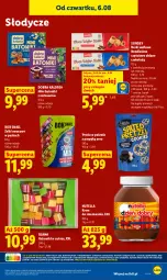 Gazetka promocyjna Lidl - Gazetka ważna od 6.08 do 8.08 - Gazetka - ważna od 08.08 do 08.08.2026 - strona 79 - produkty: Nutella, Ser, Precle, Tonik, Galaretki, Rurki, Baton, Deser, Gala, Oreo