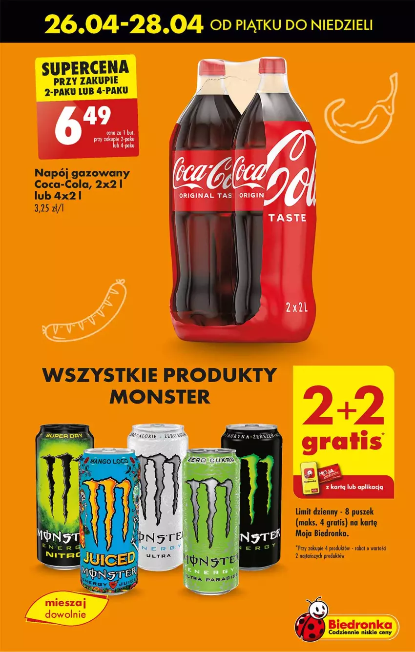 Gazetka promocyjna Biedronka - Od piątku - ważna 26.04 do 27.04.2024 - strona 9 - produkty: Coca-Cola, Gra, Napój, Napój gazowany
