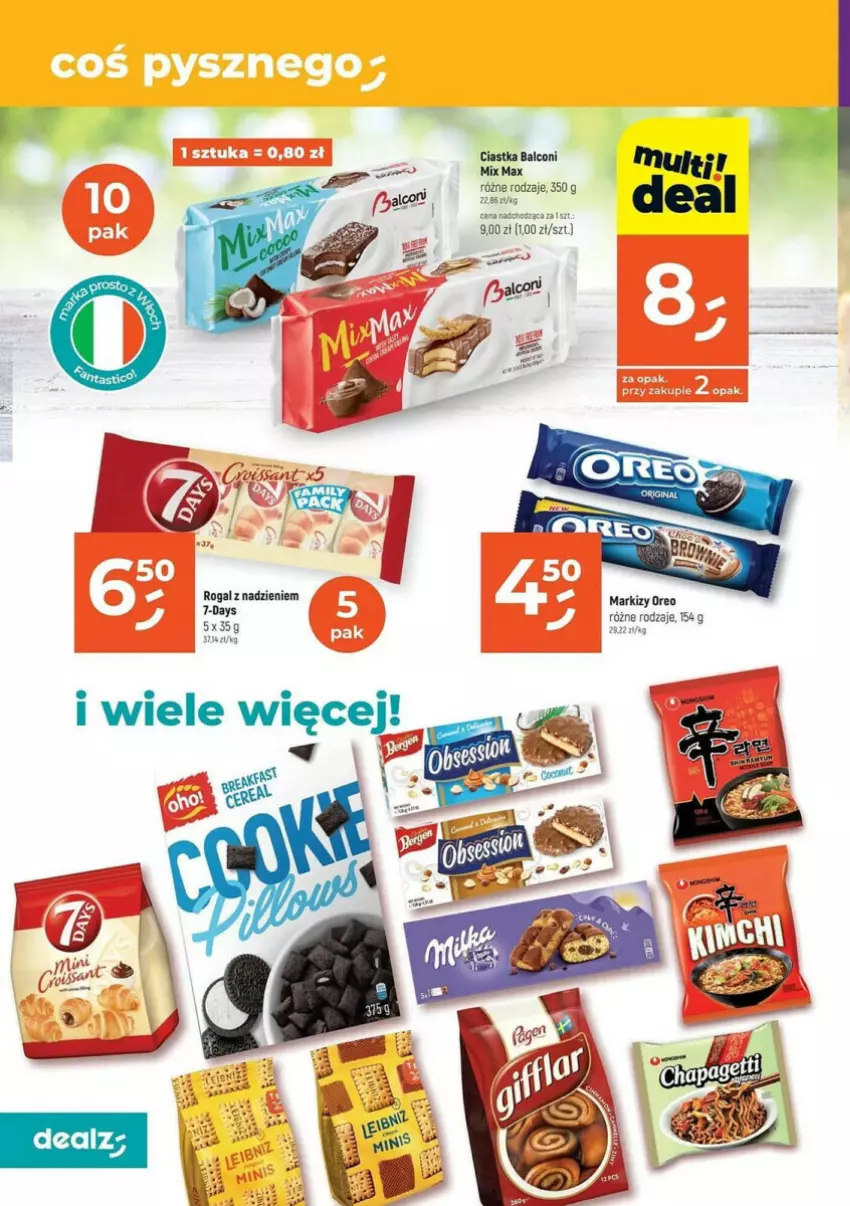 Gazetka promocyjna Dealz - ważna 01.10 do 14.10.2024 - strona 9 - produkty: Alcon, Ciastka, Oreo, Rogal