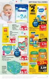 Gazetka promocyjna Kaufland - OFERTA TYGODNIA - Gazetka - ważna od 08.12 do 08.12.2021 - strona 41 - produkty: Humana, Sok, Ryż, Gerber, Pampers, Pieluchy, Majtki, BoboVita, O nas, Mixa, Chusteczki, Szampon, Danie dla dzieci, Dzieci, Pieluchomajtki, Nestlé, Mleko