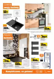 Gazetka promocyjna Obi - Gazetka OBI - Gazetka - ważna od 17.01 do 17.01.2023 - strona 10 - produkty: Grzejnik, Gra, Zlew, Grzejnik łazienkowy, Deska wolnoopadająca, Gniazdo pojedyncze, Uchwyty, Perła, Szafka, Syfon, Bateria, Okap, Metro, Cersanit, Miska